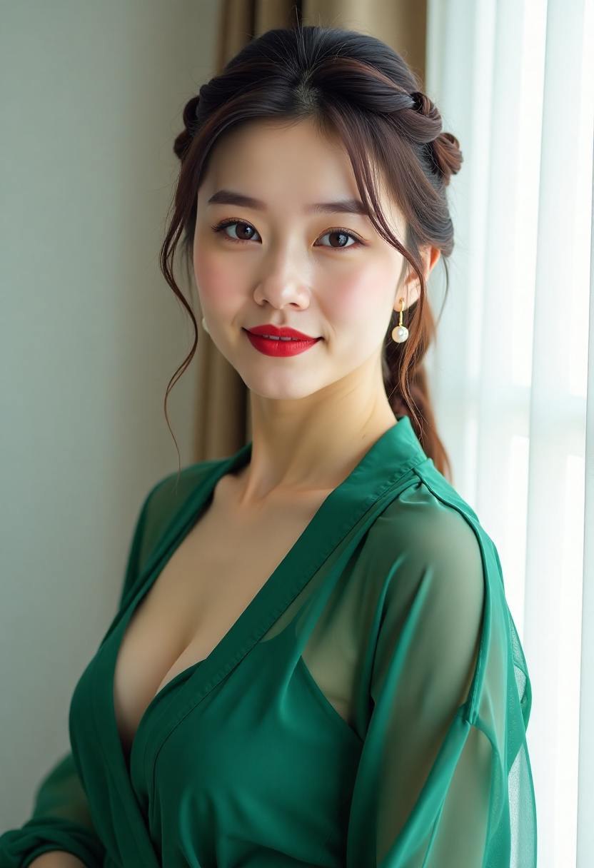 老厂房里的扇子舞